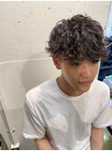 【YUKI】スパイラルパーマ×無造作×ツーブロック