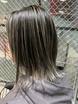 アジリ(agili) バックコームバレイヤージュ