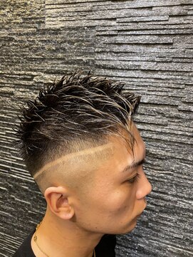 ヒロギンザ 新橋日比谷口店(HIRO GINZA) スパイキースキンフェード　新橋/日比谷/理容室