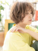 カバーヘア ブリス 大宮西口(COVER HAIR bliss)&nbsp;インナーカラー小顔くせ毛風ボブショートb大宮20代30代40代!