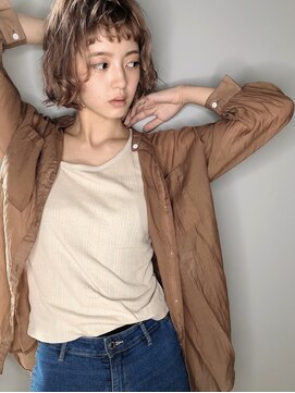 アンクー(Ankh) 【Ankh】シナモンベージュ×ベビーバング