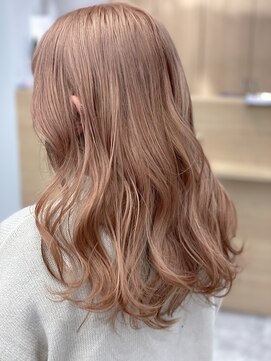 アヴァンス 京橋店(AVANCE) ハイトーンピンクベージュで抜け感ヘア@京橋