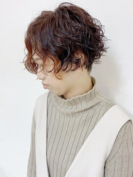 モリオ フロム ロンドン 成増店 【morio成増/ムラマツ】前髪なし　ボブ　パーマ　インナーカラー