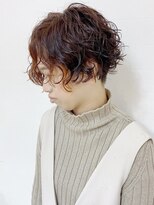 モリオ フロム ロンドン 成増店 【morio成増/ムラマツ】前髪なし ボブ パーマ インナーカラー