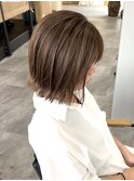 ハイライト×白髪染め×ボブ