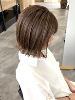 アノネ(anone)&nbsp;ハイライト×白髪染め×ボブ