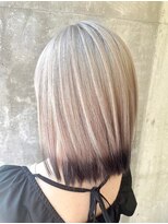 ガルボ ヘアー(garbo hair) ハイトーン裾カラー高知美容院10代20代