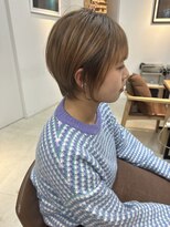 ミィ 表参道(mee.)&nbsp;切りっぱなしボブ/エアリーロング/美髪/ピンクブラウン/ 表参道