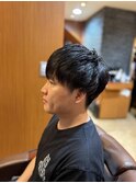 銀座 理容室 メンズナチュラルマッシュ