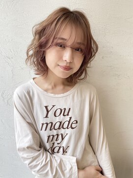 オーロ 西大寺店(ORO) ふんわりパーマショートボブ