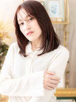 カバーヘア イヴ 戸頭店(COVER HAIR EVE)&nbsp;ミルクティーピンク外国人風エアストレートc4戸頭20代30代40代