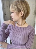 ショート/ハイトーン/顔まわり
