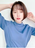 小顔似合わせショートボブ*ナチュラルボブ*前髪ありボブカット