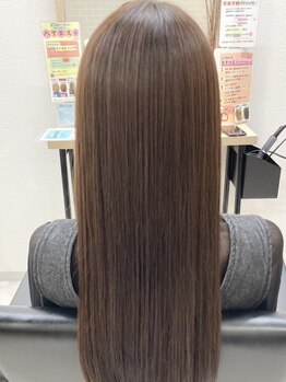 エルプラスヘアー(L+hair)の写真/『自然なストレートに仕上がるので憧れの美髪ストレートが叶う』