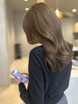ロル 茅ヶ崎(l'or)の写真/【ブリーチなしダブルカラー】で光に透ける透明感☆肌を綺麗に見せてくれるツヤと柔らかさが実現！