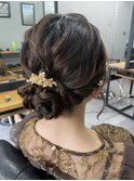【WAVY hair set】ルーズなフルアップ