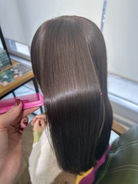 ヘアーアンドビューティーザ エフ(Hair Beauty the F) ＊艶髪_髪質改善カラー_ラベンダーアッシュ_m158