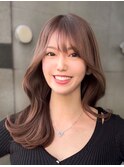 韓国ヘア/韓国スタイル/縮毛矯正/髪質改善/レイヤーカット