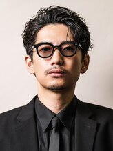 ブラック(BLACK) 大人ハーフバック メンズパーマ ツーブロック ビジネス ショート