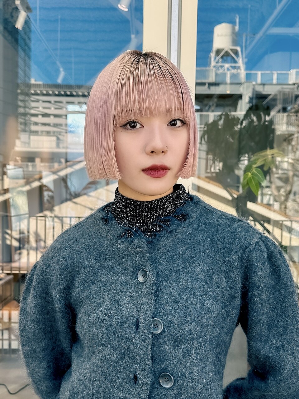 ダブルカラー[ケアブリーチ]+カット+保湿トリートメント(炭酸泉付き)\17600〜