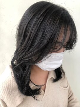 ジーナ 船橋(Zina) 髪質改善＊ロングレイヤーグレーベージュ＊美髪【Zina船橋】