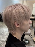 韓国マッシュフェザーパーマラウンドマッシュダウンパーマ
