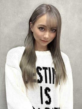 サニー 渋谷(SUNNY) シナモンベージュ、ダブルカラー、ブリーチ、レイヤー