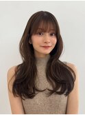 ナチュラルに決まるロングレイヤー