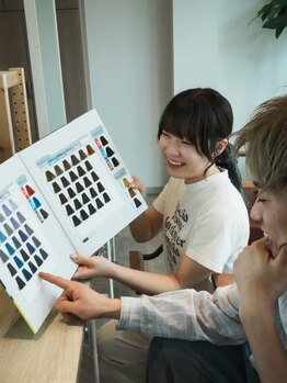 ヘアラボ(HAIR LABO)の写真/当店はカウンセリングから仕上げまで1人が担当するマンツーマンサロンです！