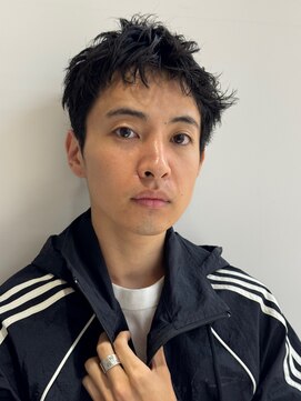 ヒューマン トシマエン 練馬 豊島園(HUMAN) フェザーパーマメンズパーマサイドバックメンズショートカット