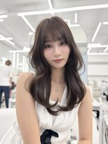 アマトウキョウスマートサロン(AMA TOKYO×Smart Salon)&nbsp;韓国ヘア　2wayバング  レイヤーカット くびれヘア  顔周り