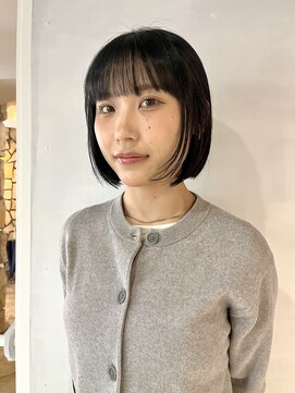 リノショアーズ 元町店(RINOSHORES) ミニボブ×艶髪カラー