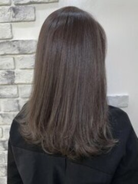 アルファ(alpha) 大人ガーリー/ダークアッシュ/似合わせカット/ミディアムレイヤ