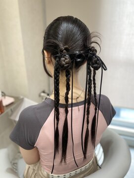 ラルム 新宿(LARME SHINJUKU) カチモリツインアレンジ/ヘアセット/ヘアアレンジ【Kaya】