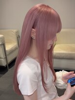 ベレーザ 渋谷(BELEZA) 19099_ピンクベージュハッシュカットヨシンモリホワイトピンク
