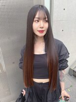 ディジョン(Dijon)&nbsp;韓国顔まわりレイヤーカットグレージュオリーブベージュブラウン