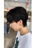 【セットが簡単】韓国風フェザーパーマ(カット込)