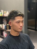 アオヤマ(AOYAMA) スキンフェード メッシュ アップバング