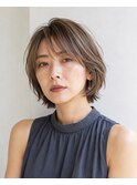 白髪ぼかし脱白髪染め大人ショート40代50代60代