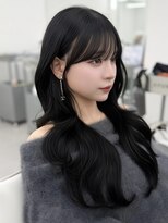 アマトウキョウ アユンチェ(AMA TOKYO×AYUNCHE) 前髪顔まわり韓国ヘアレイヤーカットサイドバンク2wayバンク韓国