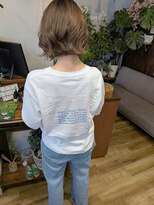 バンビ プライベート サロン(Bambi private salon) 外国人風ボブ/グラデーションカラー/ベージュ/Bambi松平愛