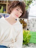 *bliss上尾*ふわくしゅ☆くせ毛風アシンメトリーボブa