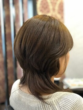 ヘアリゾート マンゴスティン(hair resort Mangosteen) マッシュウルフ　レディースカット