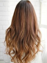 ヘアメイク ナル(hair make nalu)&nbsp;ロングヘアーのゆるウェーブカール