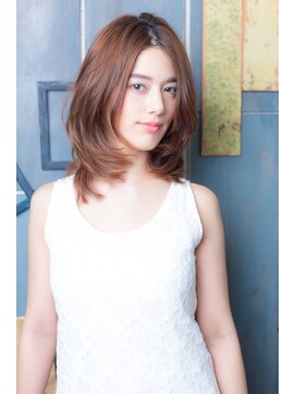 ヘアーズ ロッソ テラス(hair's ROSSO TERRACE) 【鶴見】大人かわいいくせ毛風カールふわミディ☆[30代40代50代]