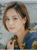 ミニボブハイトーンベージュ