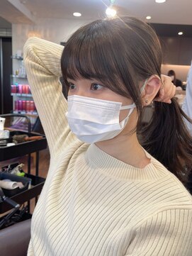 レイラバイアフロート 吉祥寺(Lila by afloat) 人気な韓国顔まわりカット／ミニウルフ【小笠原】