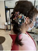 あみおろしヘアアレンジ☆