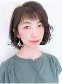 ラベンダー×ボブ