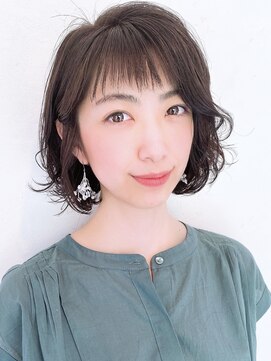 ザブックハンドサロン(The book hand salon) ラベンダー×ボブ